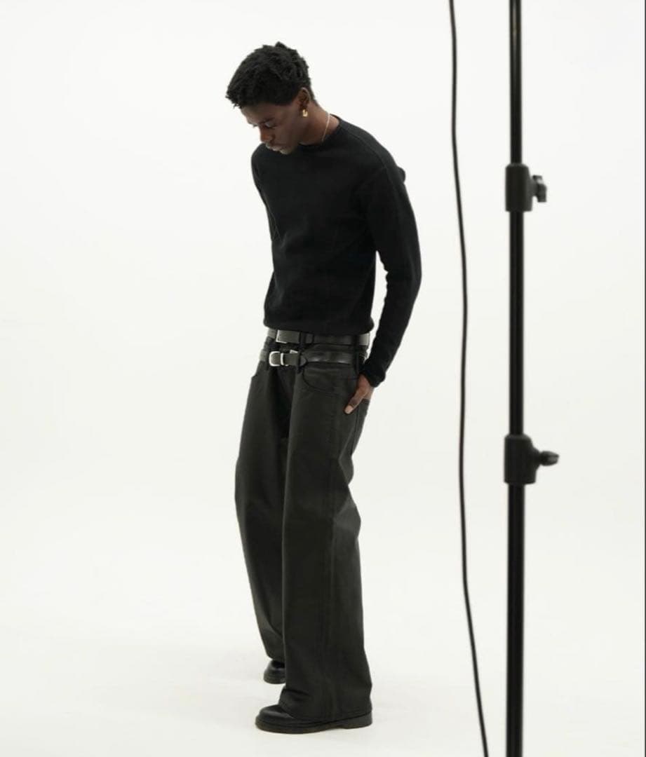 パンツ asapmode Waxed Stacked Pants