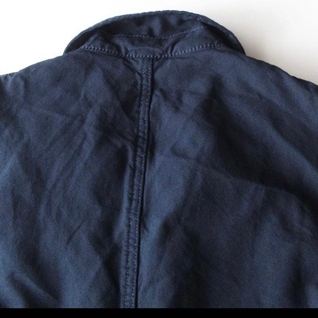 コムデギャルソン ポリ縮絨ドッキングテーラードジャケット ネイビー XS