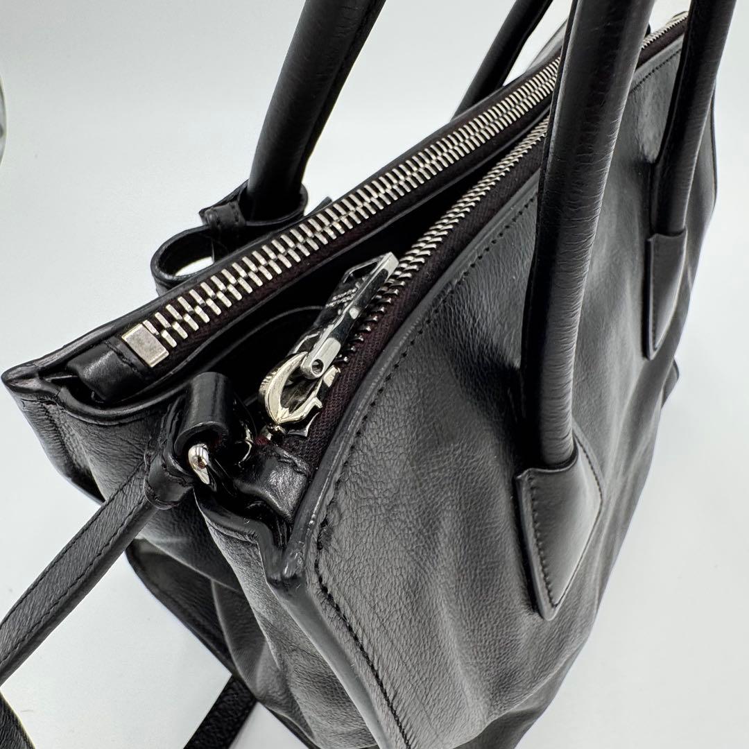 プラダ ガレリア レザー 2way トートバッグ ビジネスバッグ シリアル