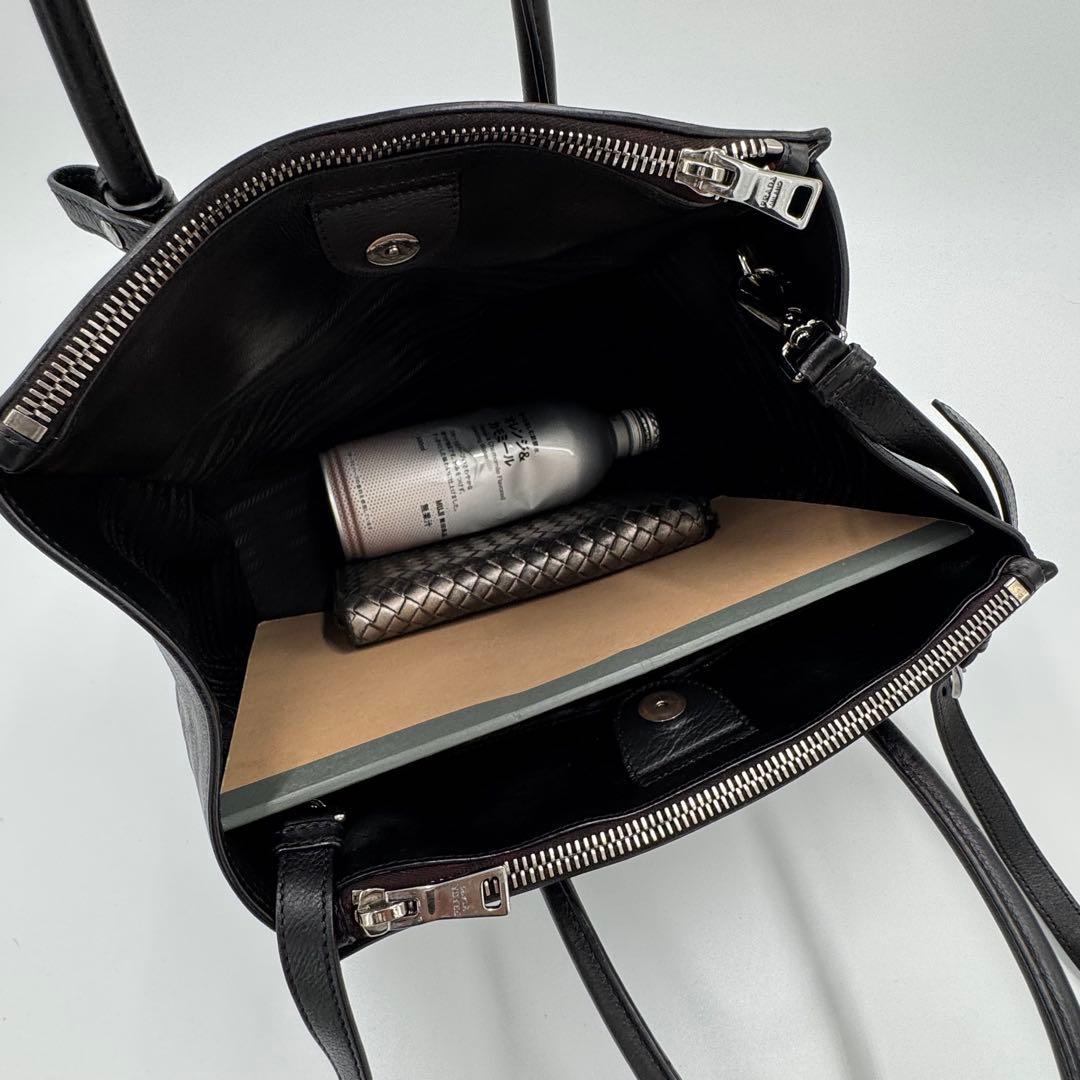 プラダ ガレリア レザー 2way トートバッグ ビジネスバッグ シリアル