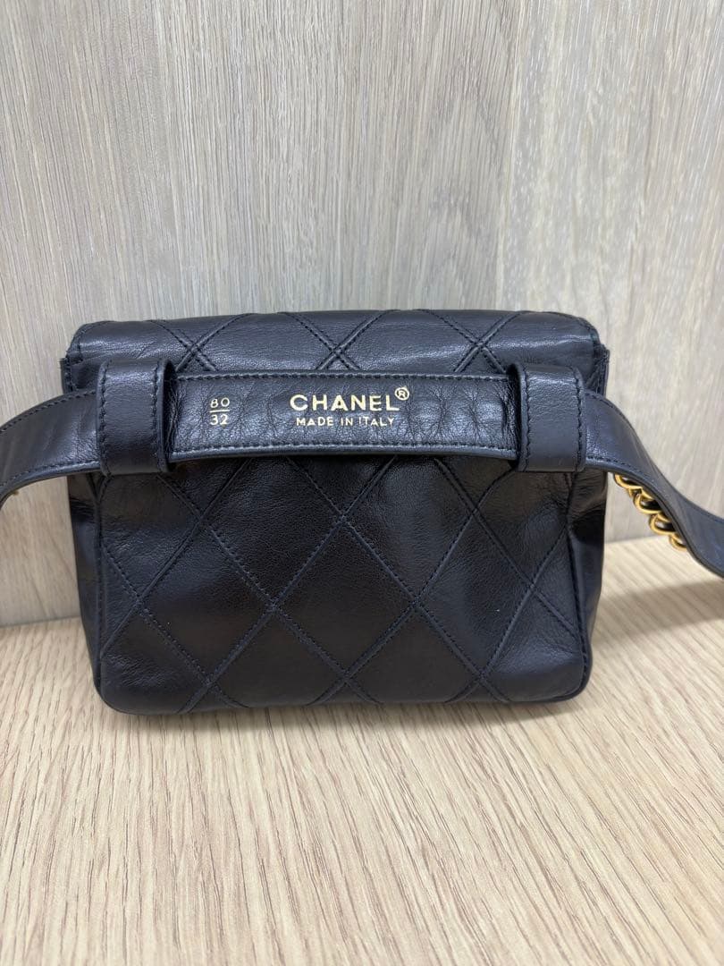 CHANEL　シャネル　マトラッセ　ウエストポーチ　ビコローレ　80/32