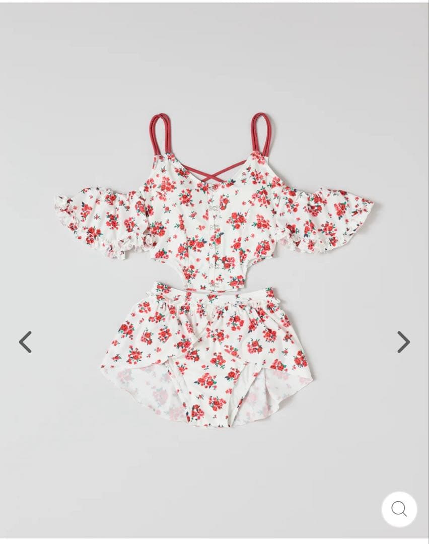 poppy RED BOUQUET RIBBON BIKINI あさぎーにょ