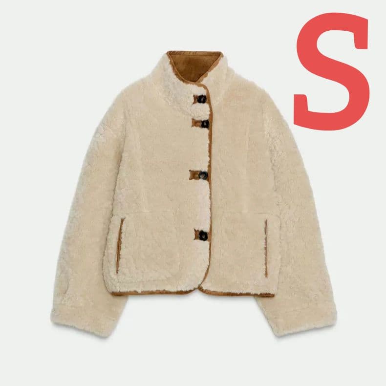 ZARA リバーシブルダブルフェイスジャケット Sサイズ