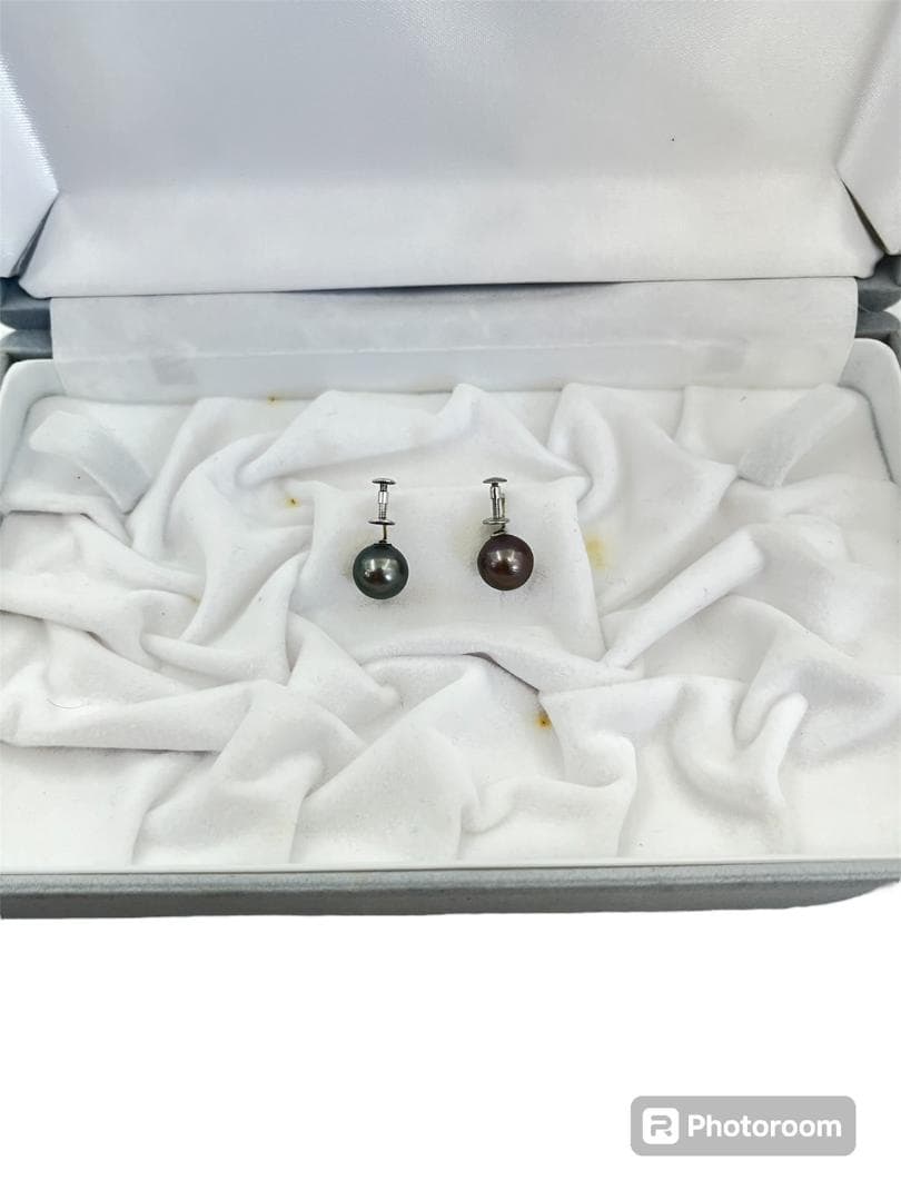 黒蝶真珠 パール ネックレス イヤリング ブラックパール ８㎜～11㎜ 真珠