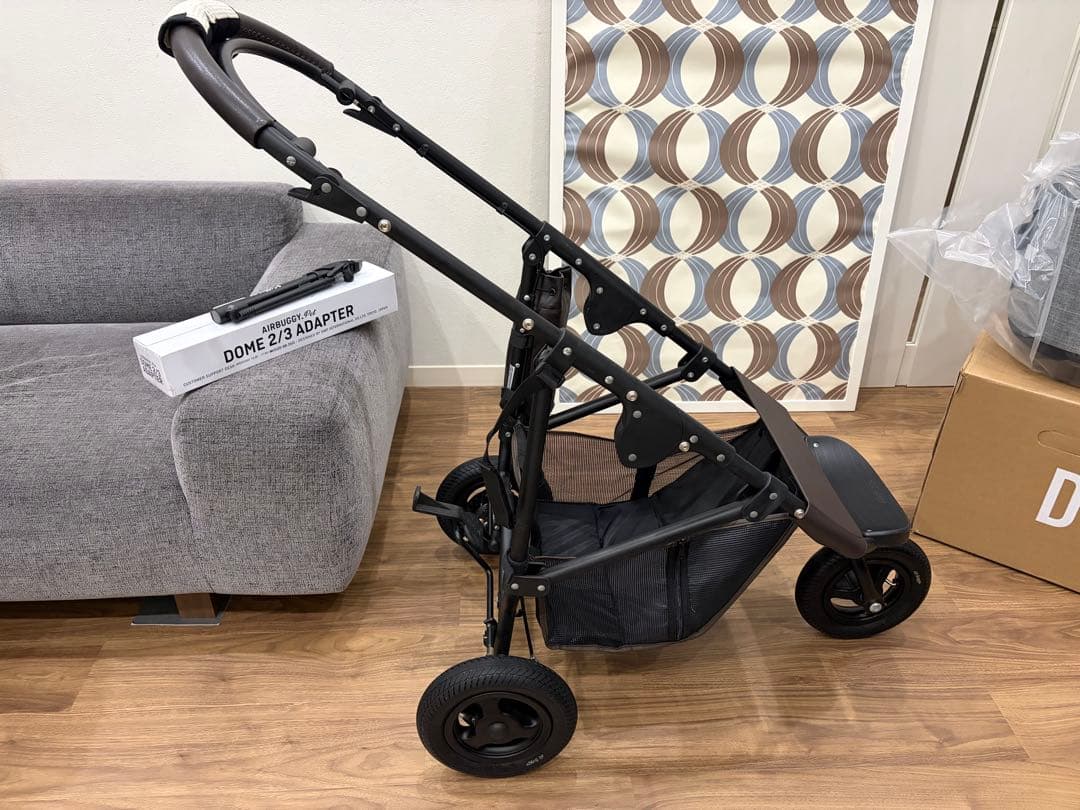 2-1⚠️専用ページ⚠️エアバギーDOME3 ペットカート　アースグレー　ラージ