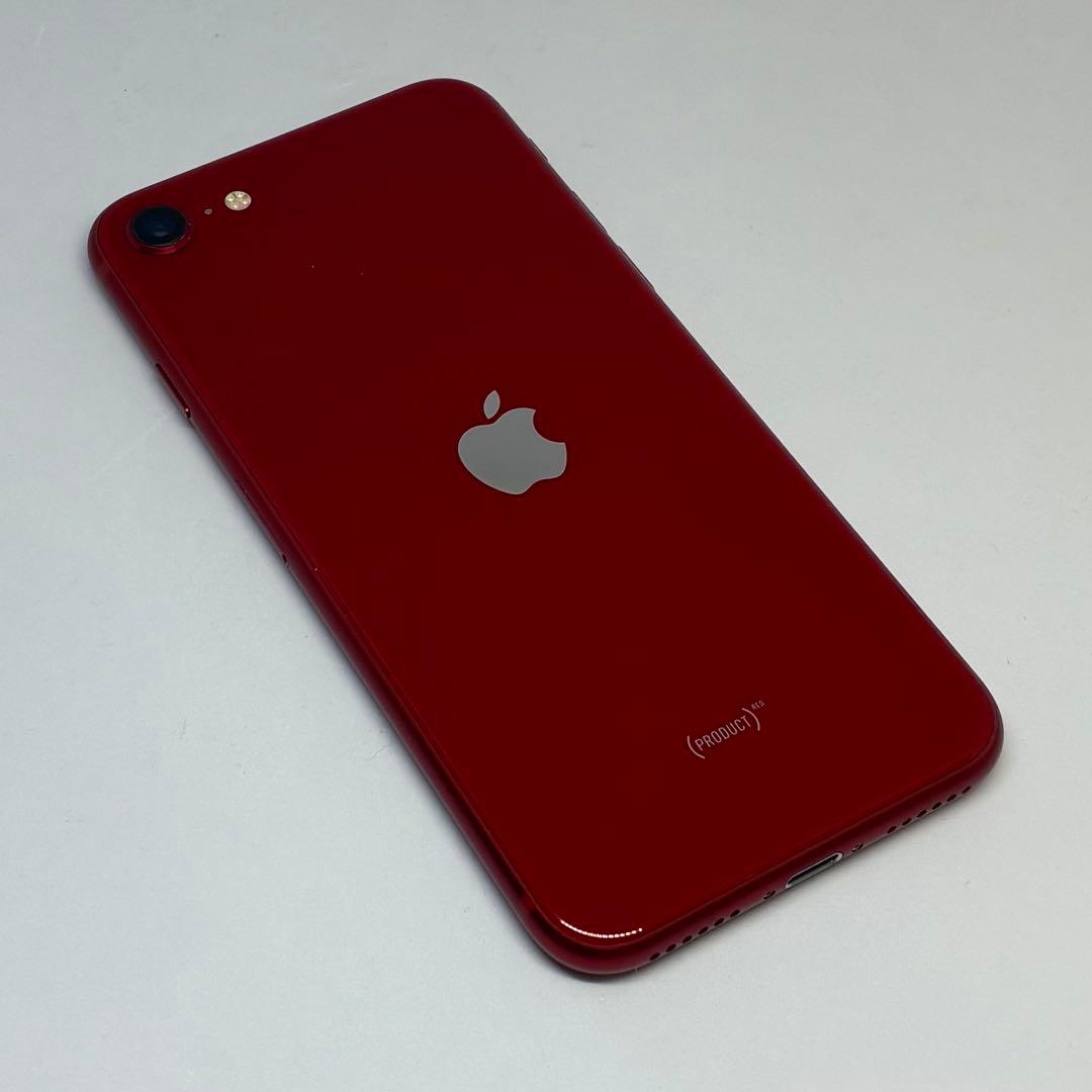 M37【電池新品100％表示】iPhone SE3 64GB レッド