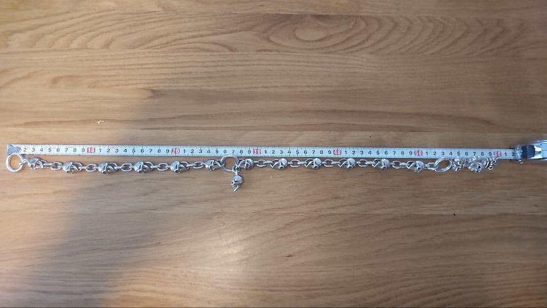 シルバーアクセサリー3点セット、ウォレットチェーン、ブレスレット、リング