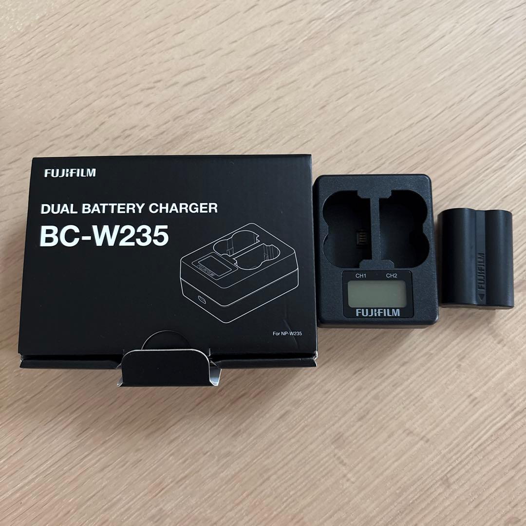 FUJIFILM デュアル充電器&バッテリーセット　BC-W235 フジフィルム
