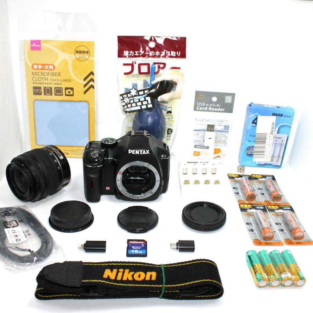 PENTAX K-x デジタル一眼レフカメラ iPhone転送✨訳あり完動品✨