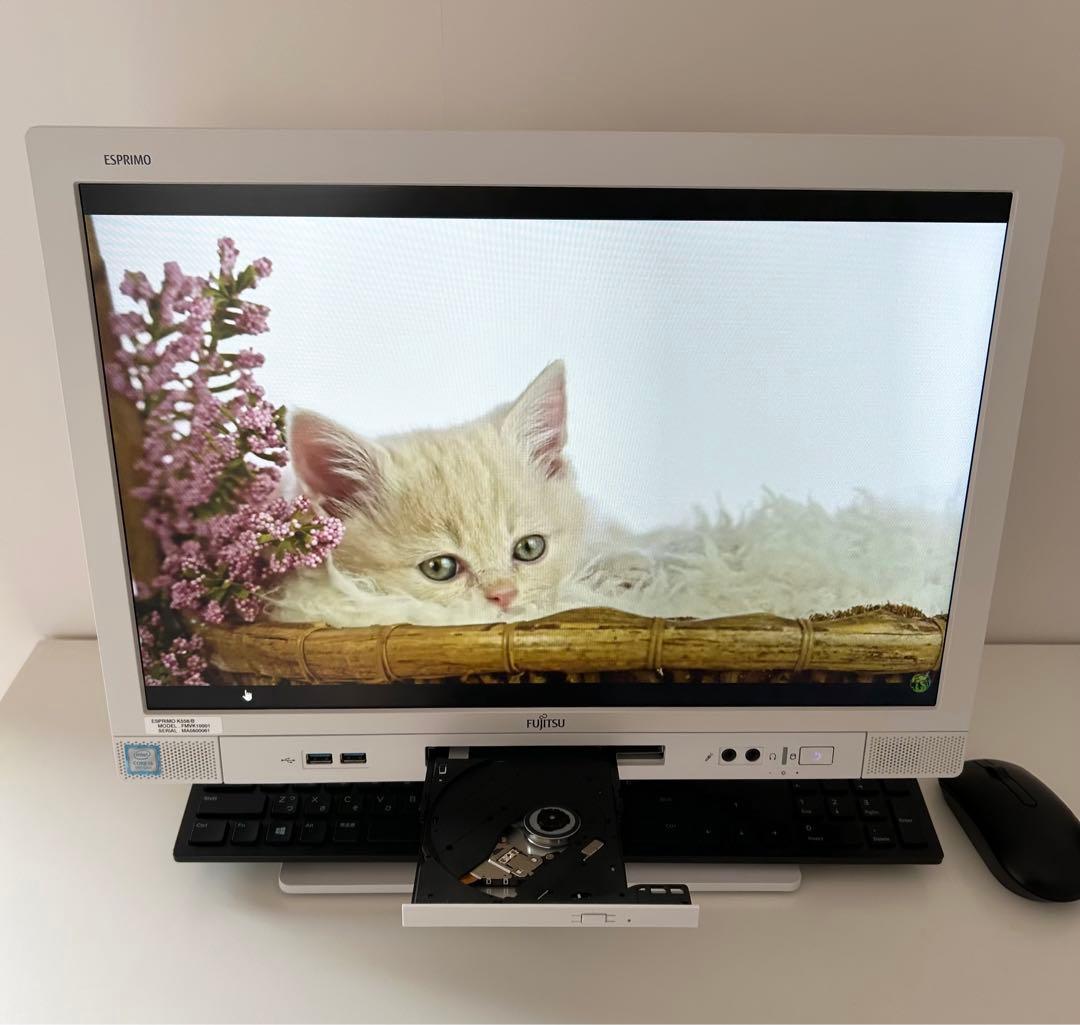 富士通 ESPRIMO K558/B 一体型パソコン i5 第9世代 SSD