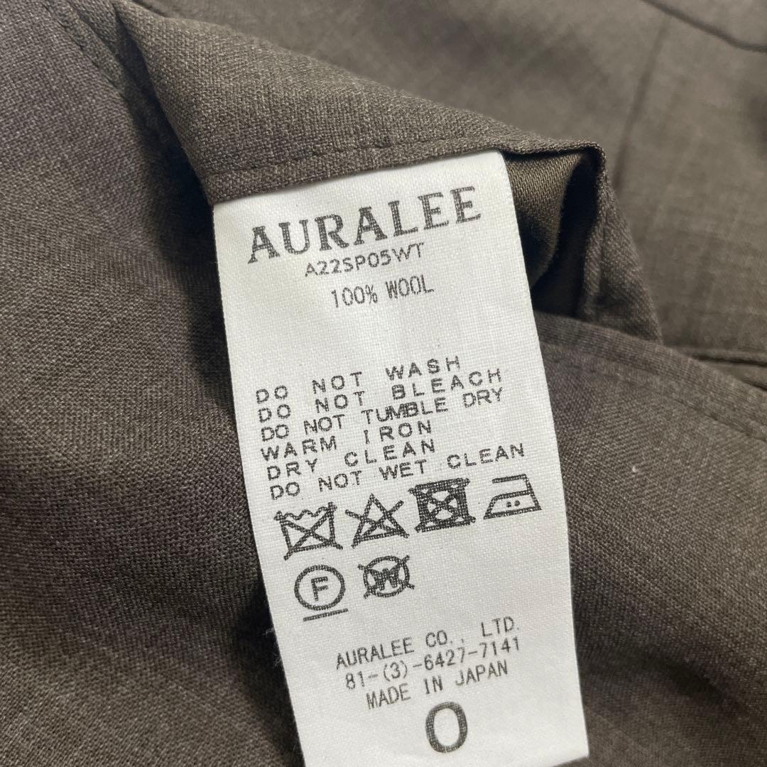【AURALEE 22SS】 TROPICAL WOOL SHORTS サイズ0