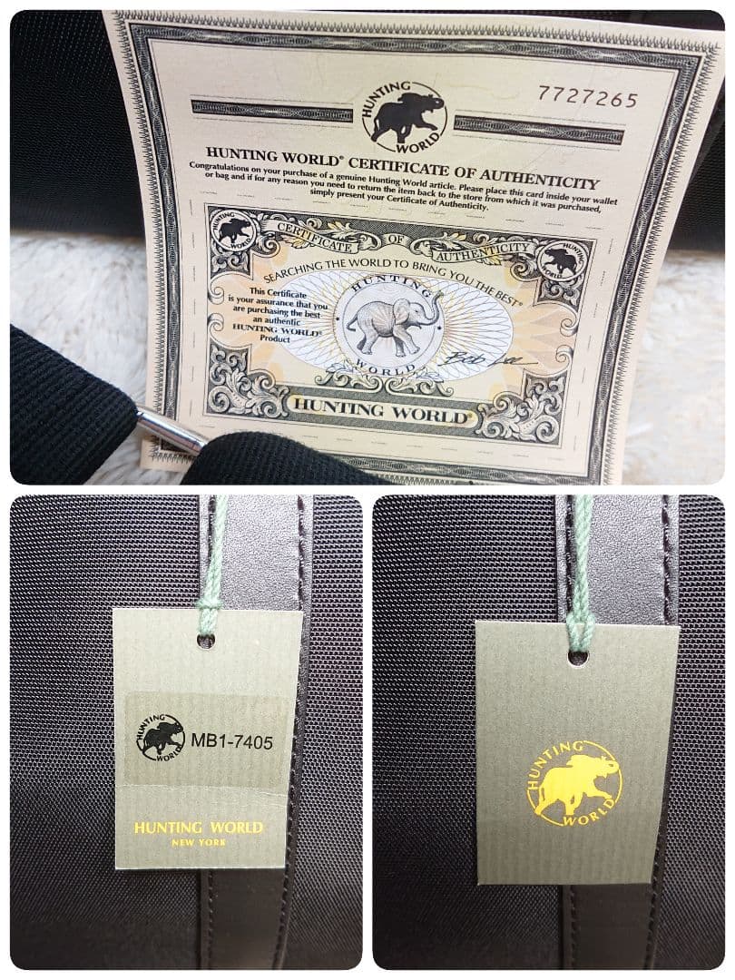 ハンティングワールド✖️メルセデス ベンツ ボストンバッグ 2way ショルダー