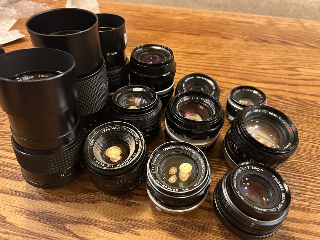 【ジャンク】オールドレンズ単焦点　詰合せ　12本