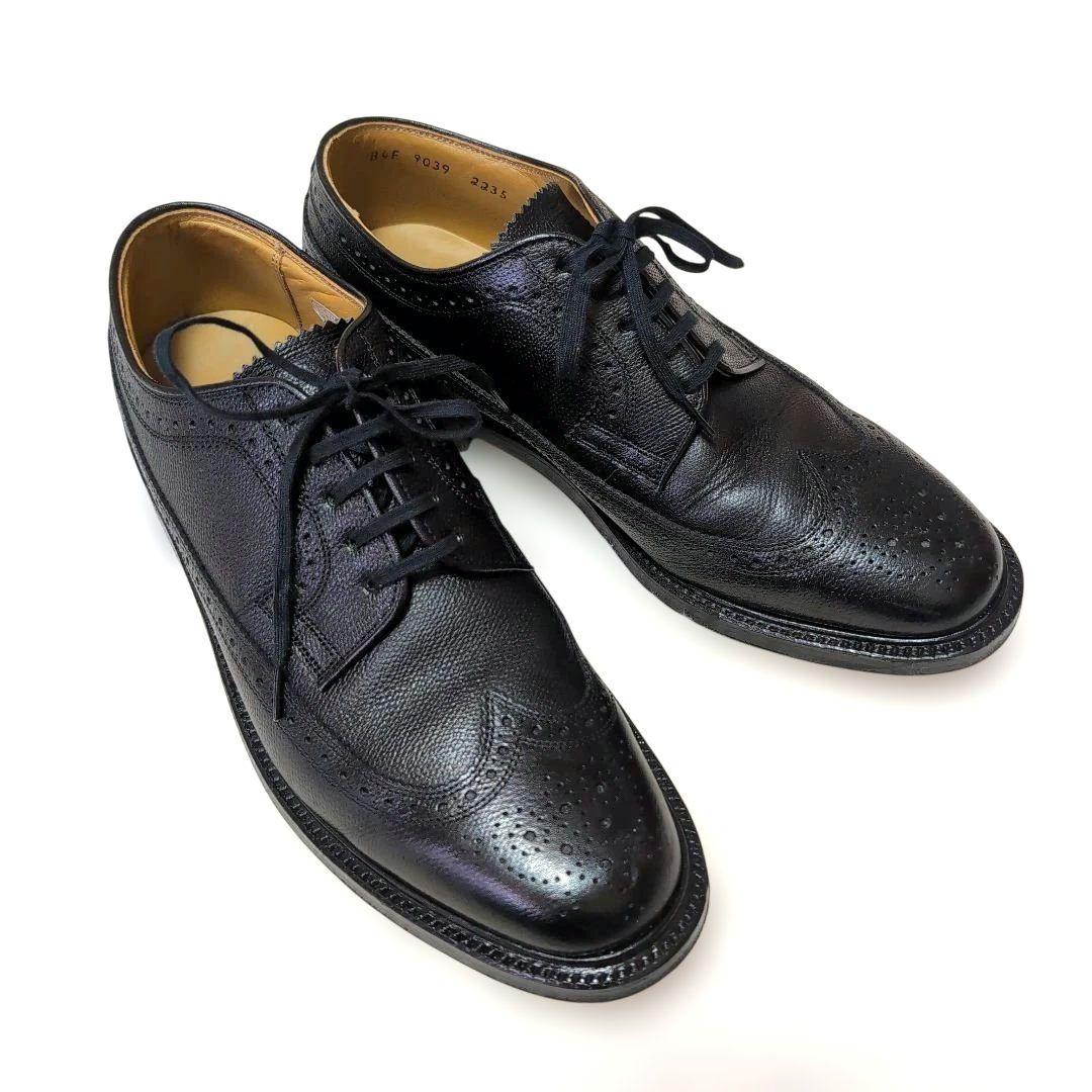 ✧美品【リーガル】インペリアルグレード2235　ウィングチップ黒　25.5EE
