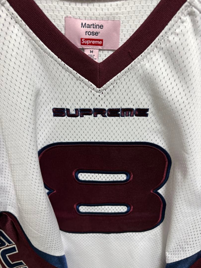 Supreme×Martine Rose Football ゲームシャツ 白 M