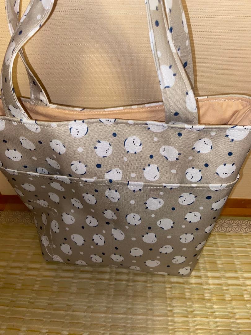 トートバッグ　猫柄　犬柄　春幸秋