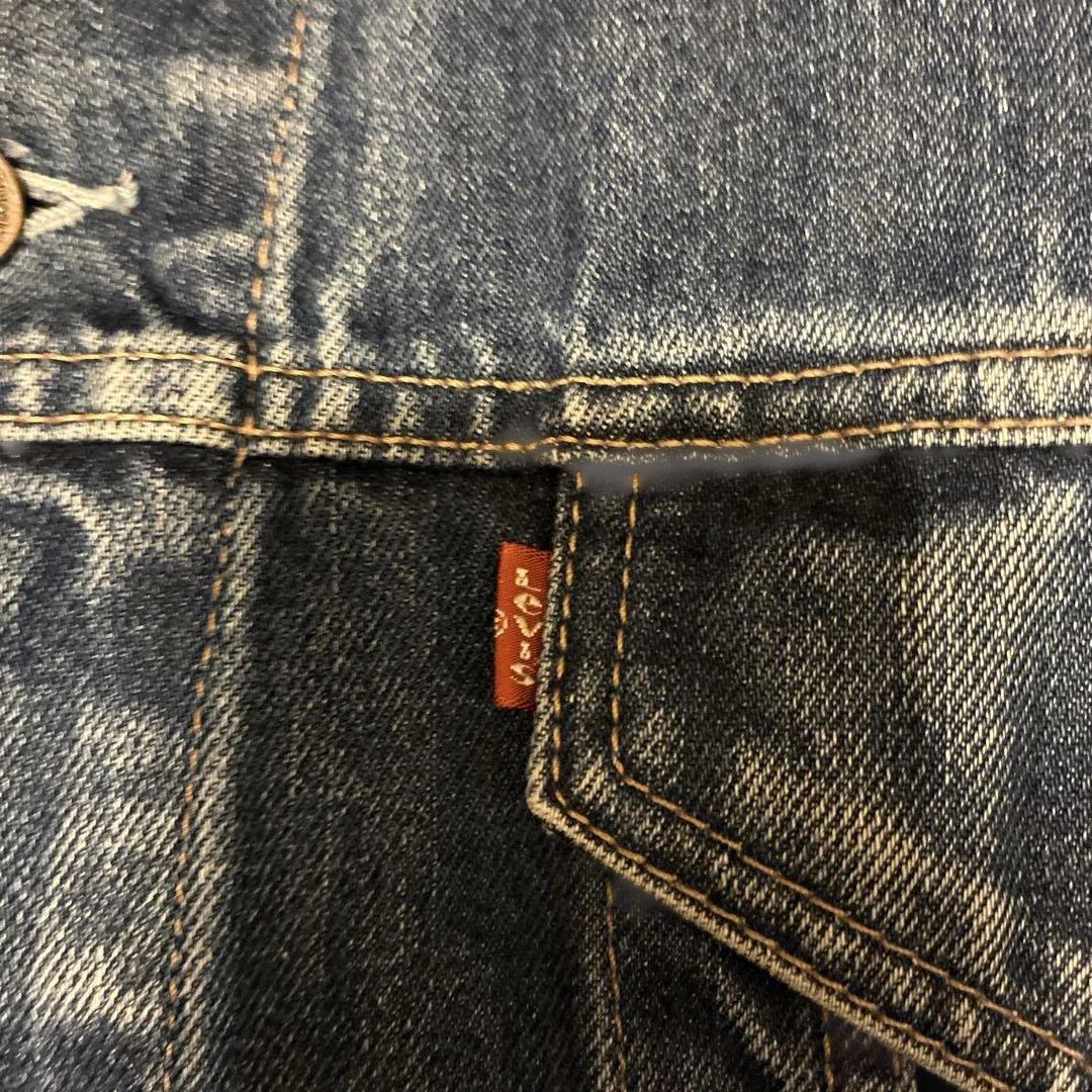 リーバイスデニムジャケット XLサイズ　ハチノスリペア有り