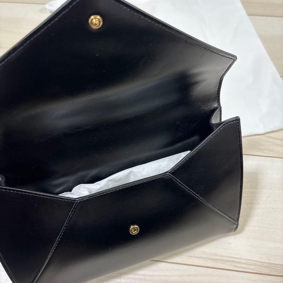 現*m様 Chloe（クロエ） クラッチバッグ美品 エンベロープ 黒レザー