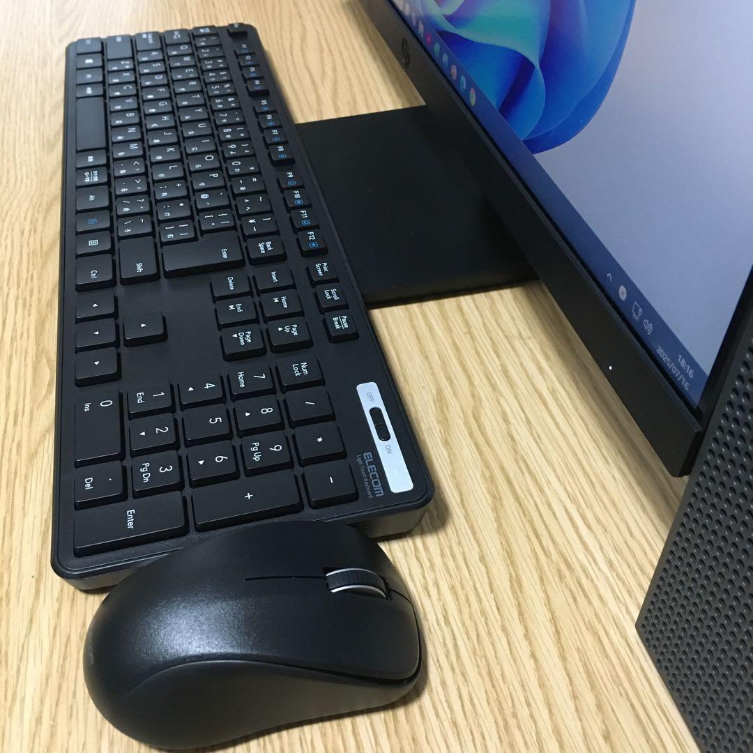 Lenovo Win11 快速i3 23.8'モニター 快適デスクトップ 取説