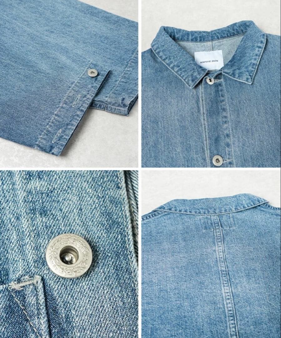 “ソラモナポッシェ”9OZデニムプリズナージャケットアウター・USE