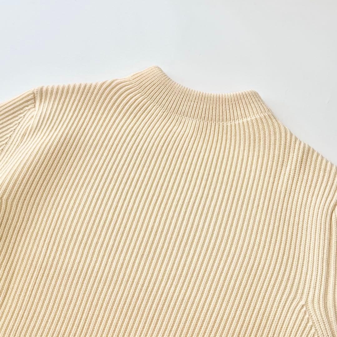 アンデルセンアンデルセン 5GG モックネック ウール ニット セーター