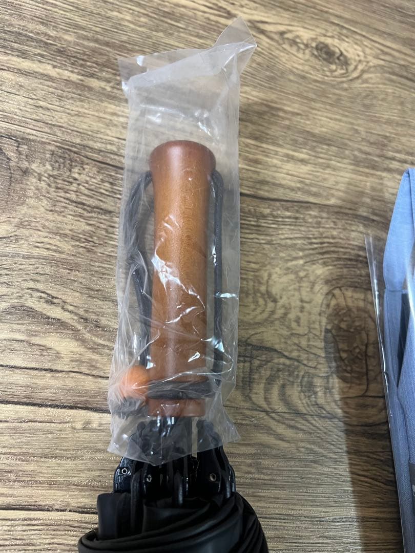 サンバリア100 日傘 2段折り moku (ブルー)