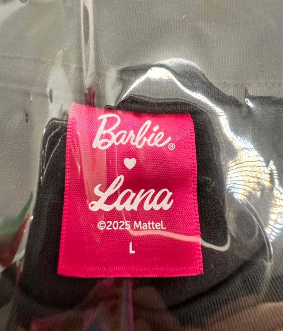 【新品未開封】Barbie × LANA 会場限定コラボTシャツ L黒　希少レア