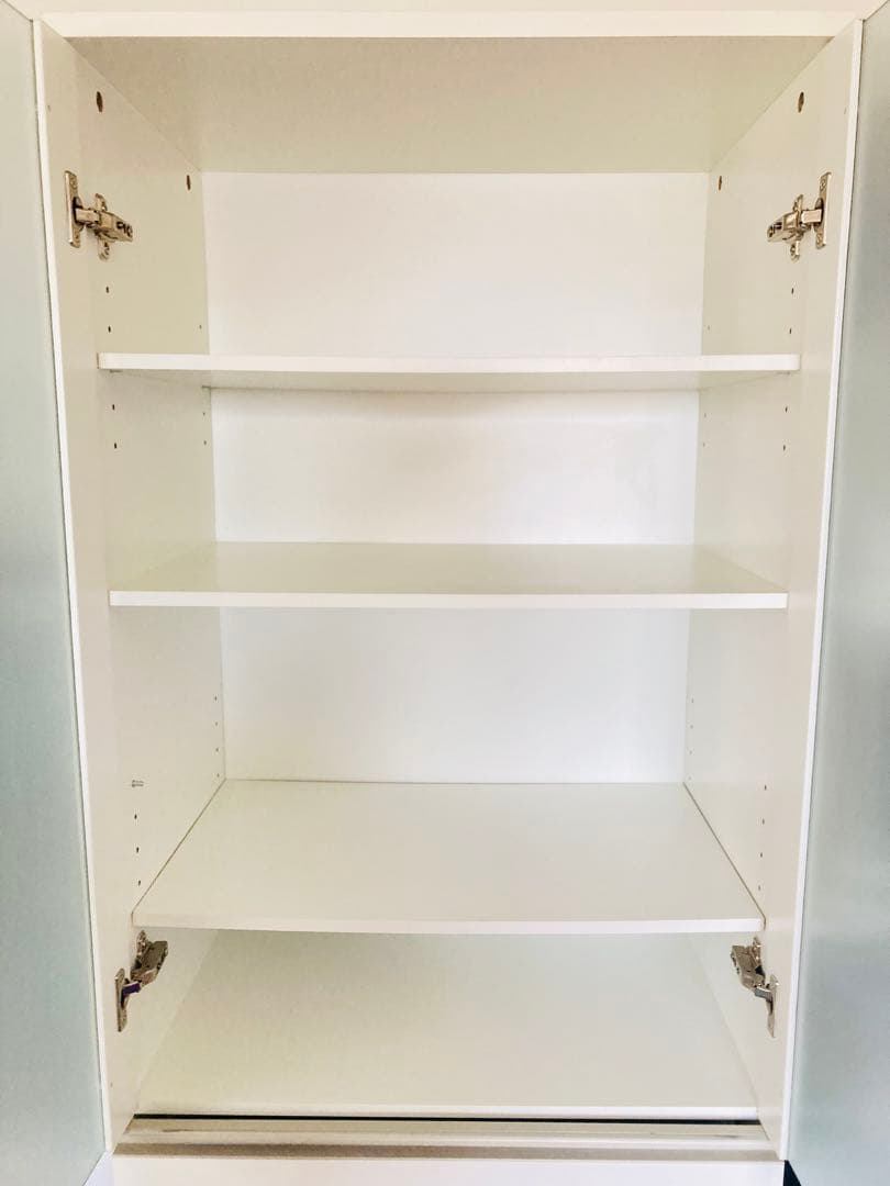 ニトリ 食器棚 キッチンスリムボード ホワイト オシャレ　＊ 6月中売切希望