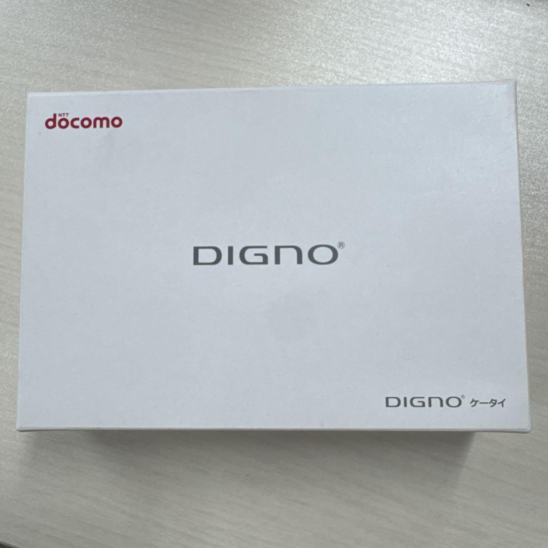 DIGNO ケータイ KY-42C ドコモ 白white 赤 ガラケー