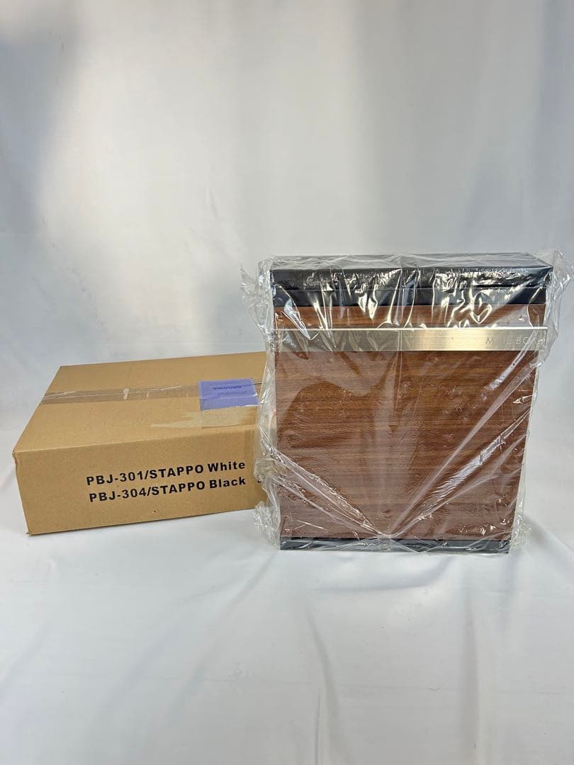 未使用 丸三タカギ 郵便ポスト スタッポ 木目調 ダイヤル錠 STP-B-2