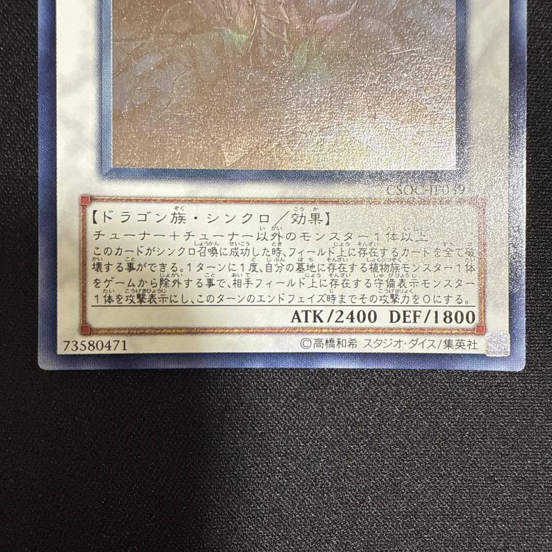 ブラックローズドラゴン ホロ 遊戯王