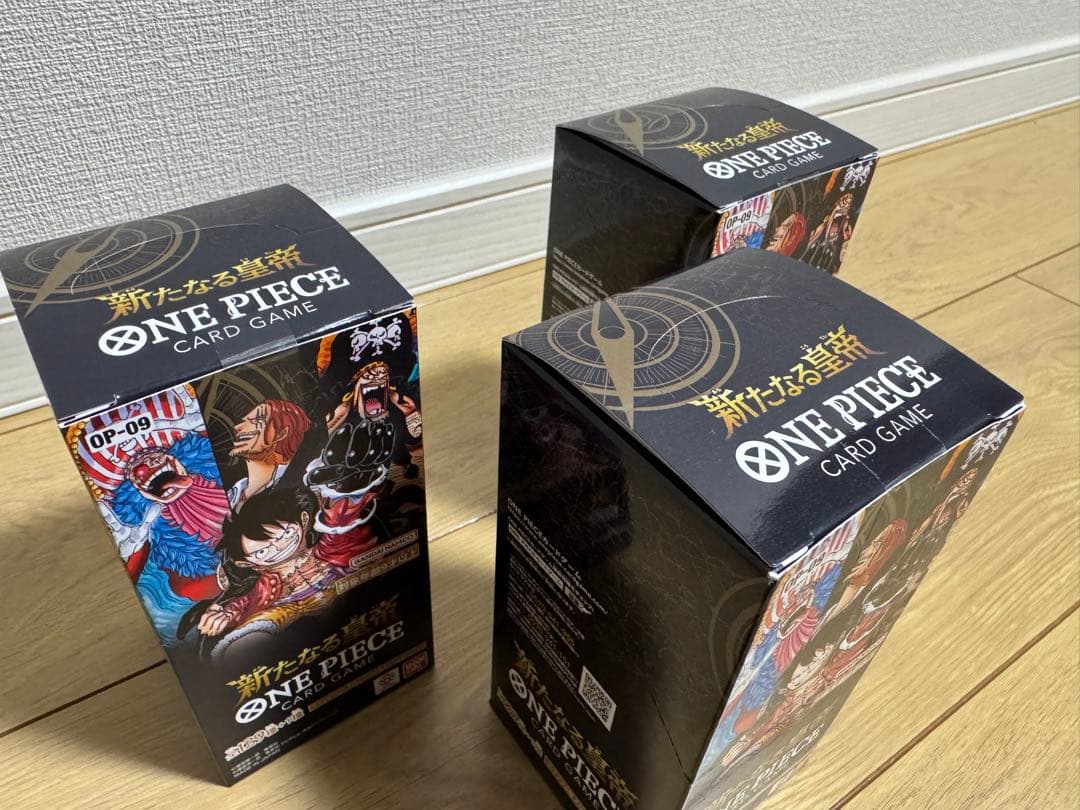 ワンピースカード　新たなる皇帝3BOX 未開封