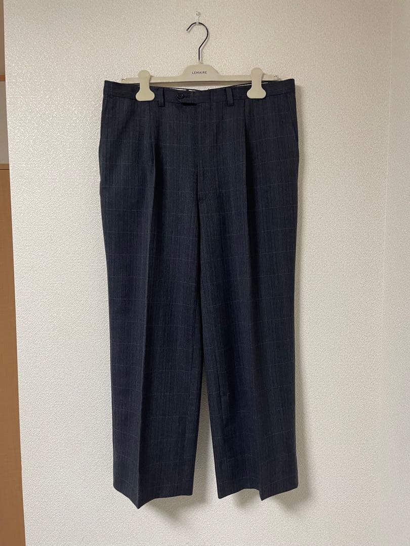 y*a様 【VALENTINO】ワイドスラックス　グレンプレイド　ヴィンテージ