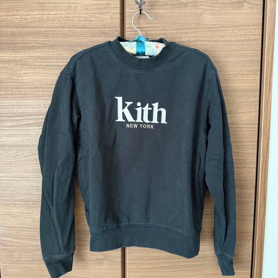 お値下げしました！kith クルーネック スウェット ブラックXS 美品
