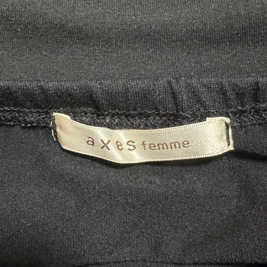 【希少】00s美品 axes femme ビッグ リボン キャミソール 黒 M