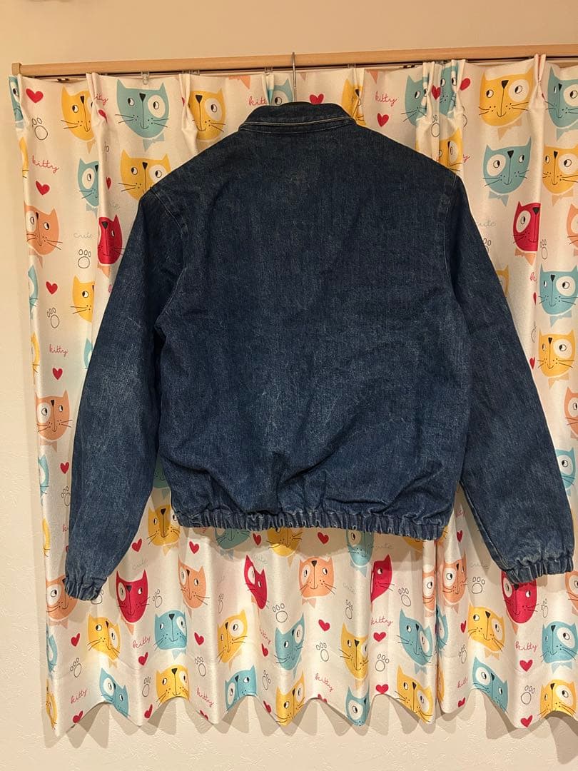 90s USA製　ラルフローレン デニムスイングトップ 短丈　XL チンスト付き