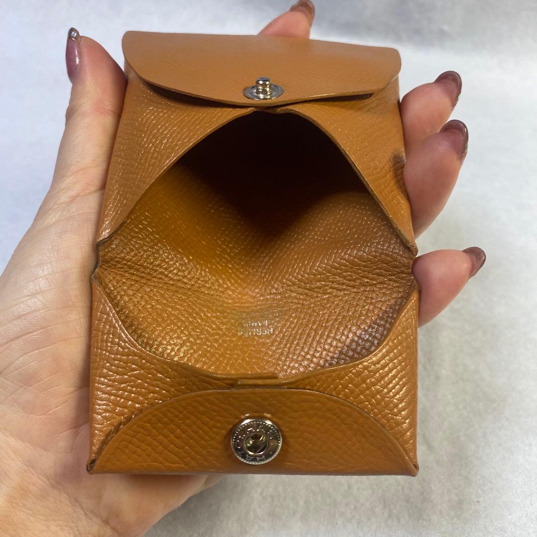 正規品☆エルメス バスティア ケース 小銭入れ ベージュ系