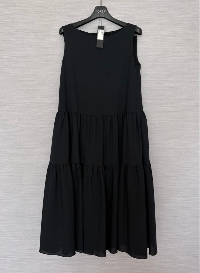【美品】FOXEY フォクシー ナンタケットドレス ティアード ワンピース