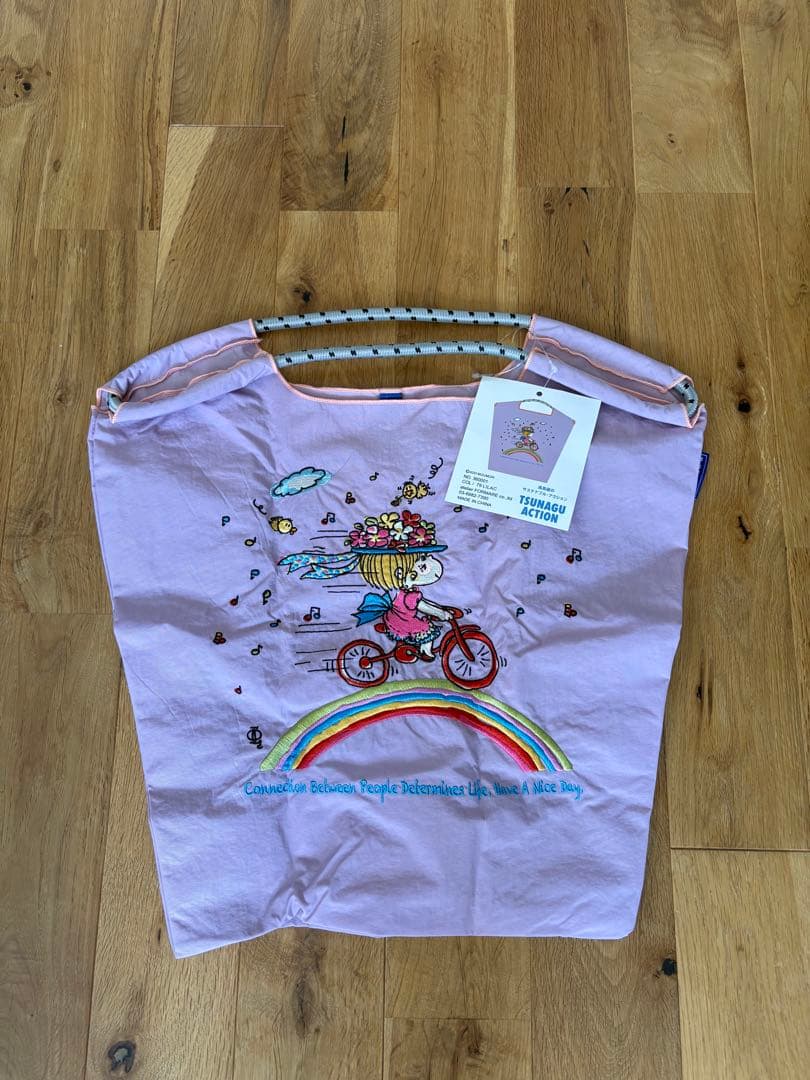 Ball & Chain エコバッグ 水森亜土　Mサイズ