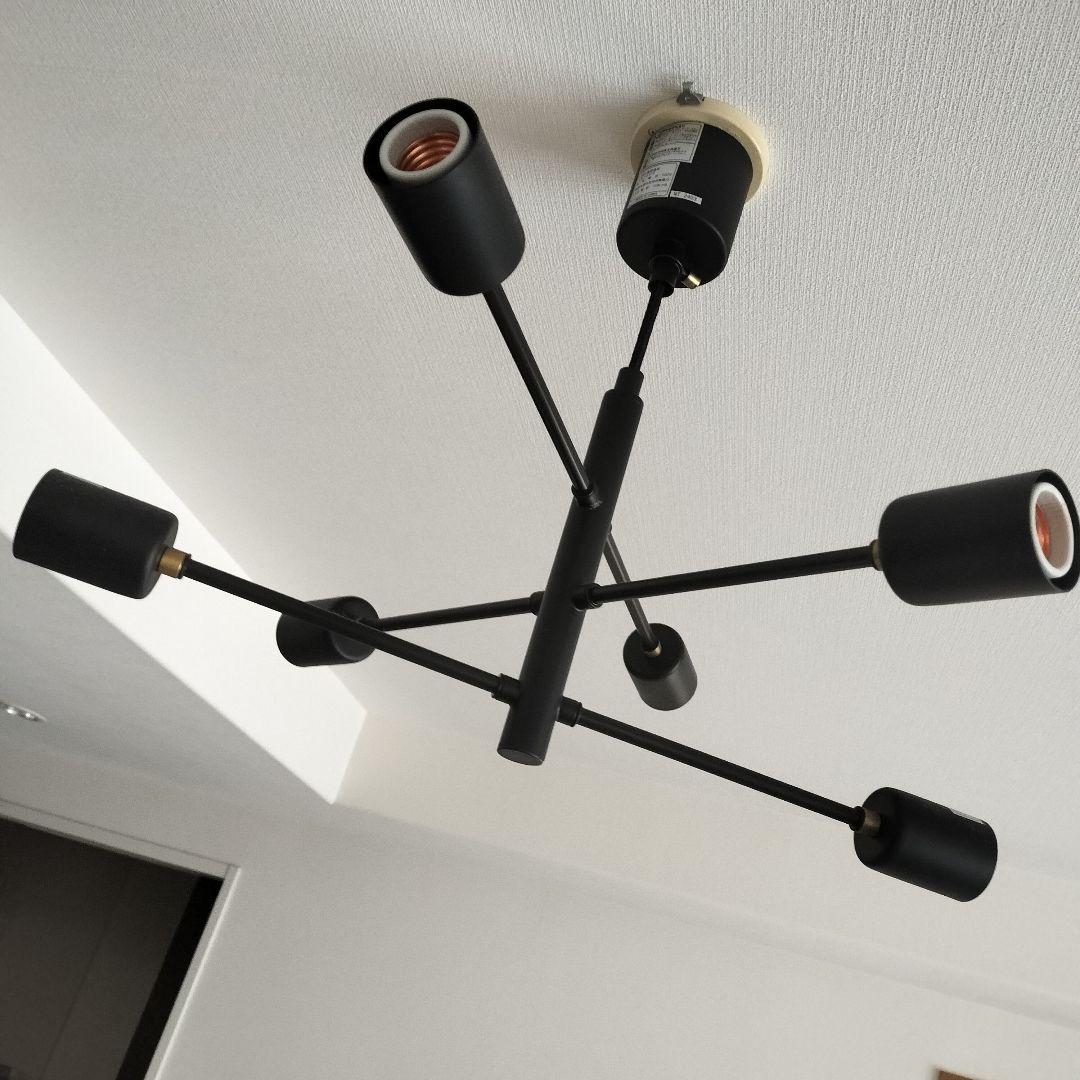 ニトリブラックペンダントライト セイス 6灯