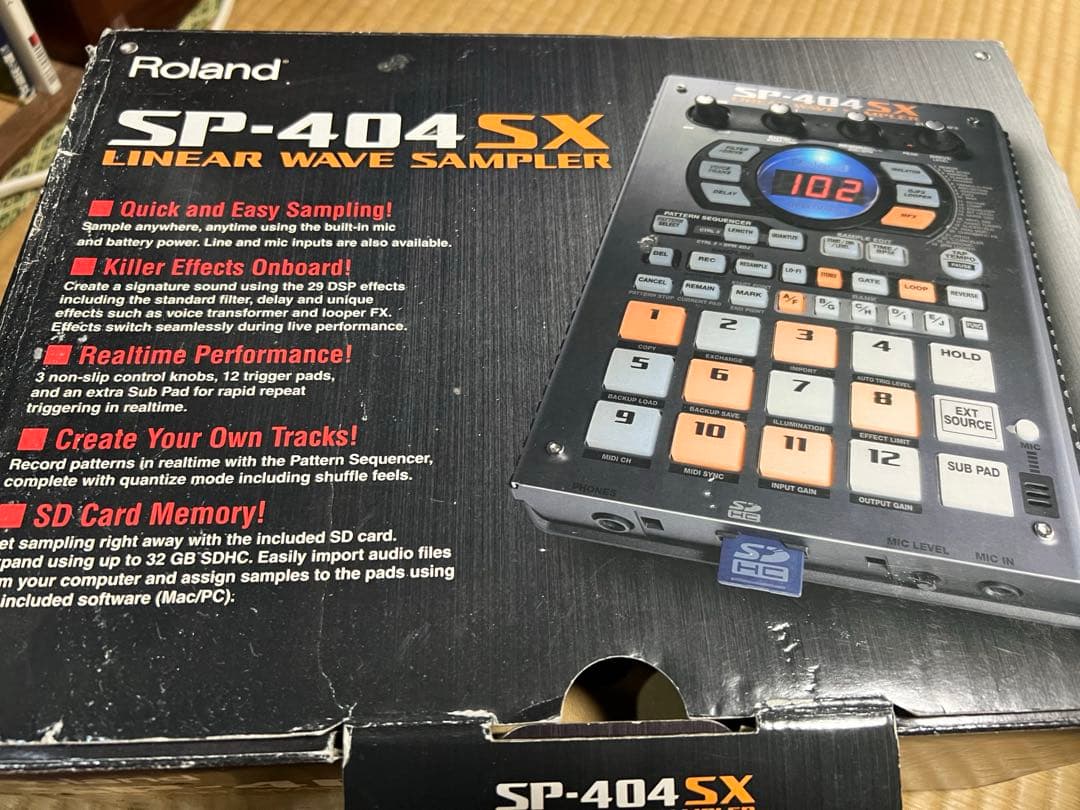 Roland SP-404SX サンプラー CD付き