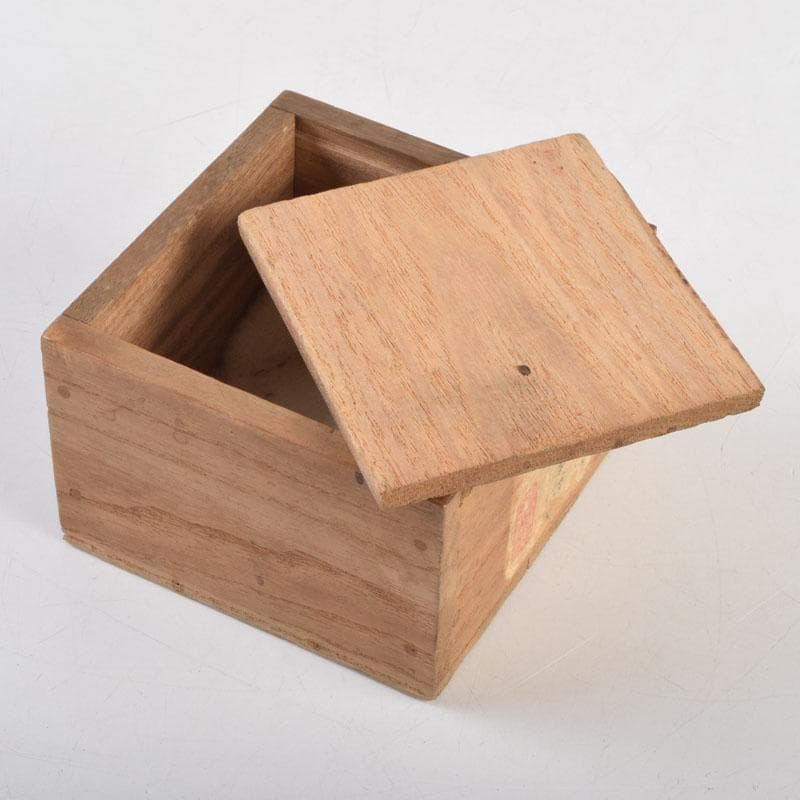 中国　大明萬歴年製款　五彩　神獣人物文　盃　ぐい呑　時代箱付　C　9167