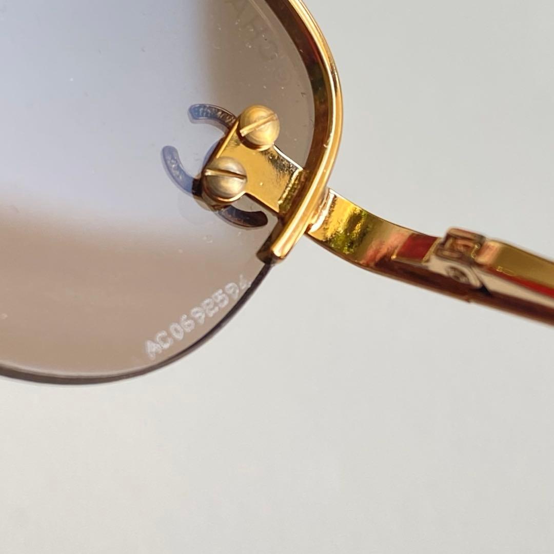 CHANEL シャネル 4099 ココマーク サングラス GP ゴールド