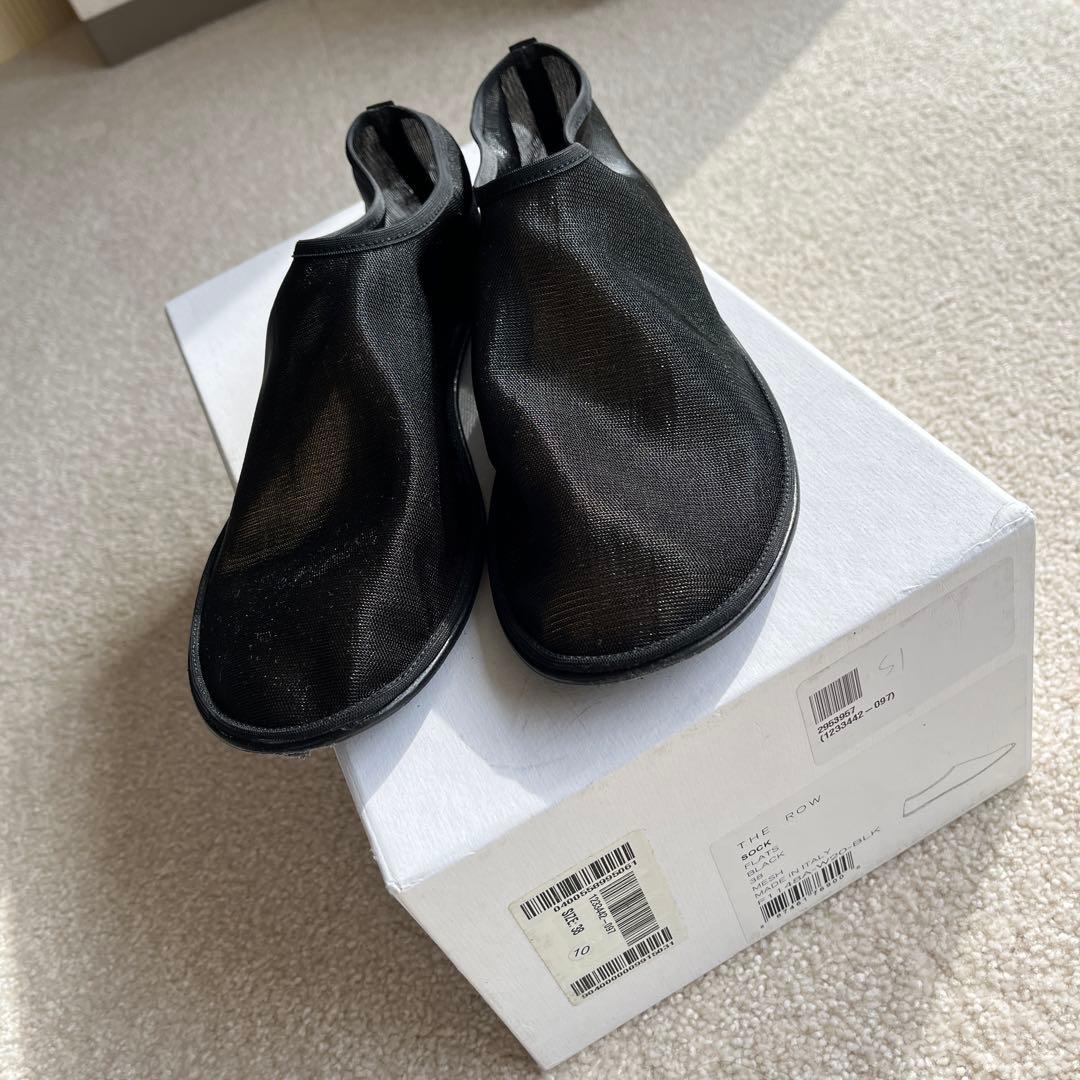 b*n様 【値下げ】the row SOCK シューズ　黒 フラットシューズ ス