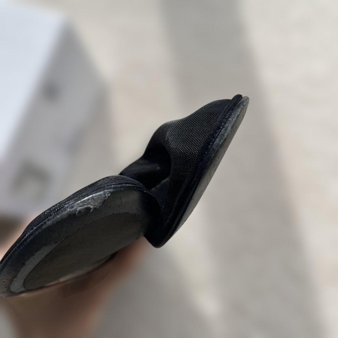 b*n様 【値下げ】the row SOCK シューズ　黒 フラットシューズ ス