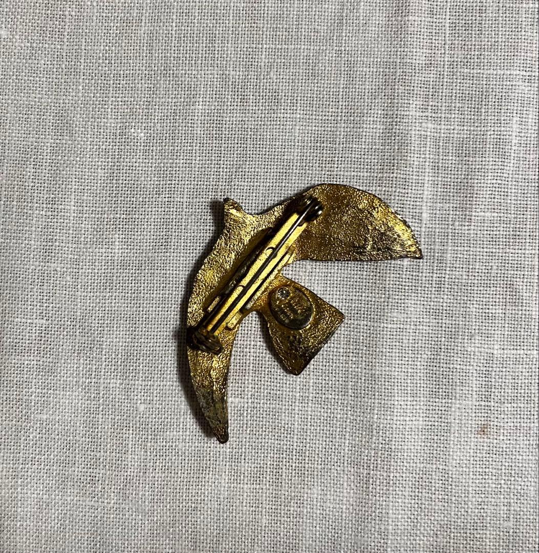 CÉCILE ET JEANNE 鳩 鳥モチーフブローチ 仏製