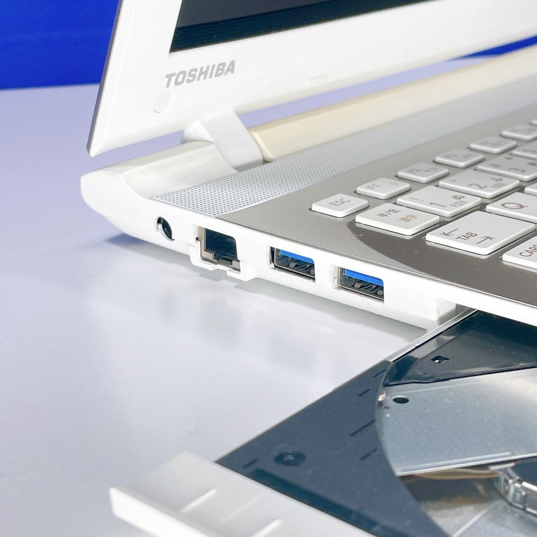 即利用OK✨Windows11✨快適SSD✨東芝ゴールドノートパソコン薄型カメラ