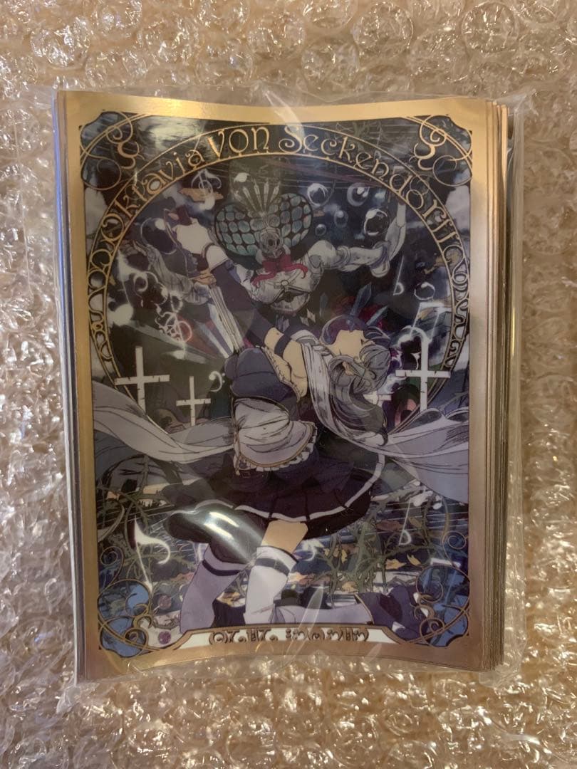 まどマギ　カードスリーブ　天秤を揺らす女　杏子　さやか　2点セット