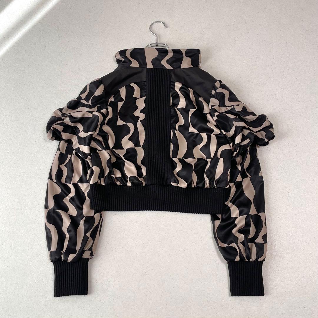 エイココンドウ 幾何学模様 変形 アマディススリーブ ジャケット ブルゾン