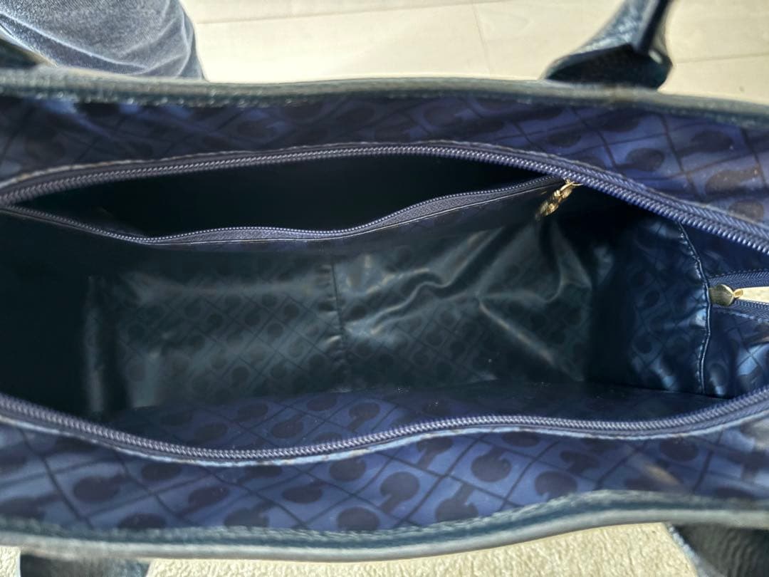 【雲外蒼天】ゲラルディーニ⭐︎ソフティトートバッグ紺色ネイビー